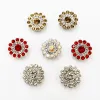 Three-layer diamond buckle decorative buckle accessory clothing accessory 14MM button Specification image